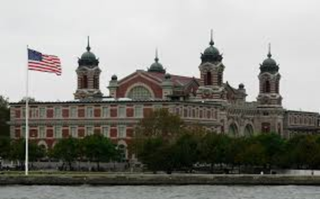Opening of the Ellis island