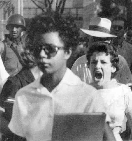 Elizabeth Eckford of Little Rock