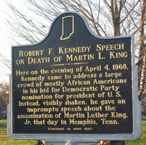 Robert Kennedy Speech in Indianapolis upon death of MLK