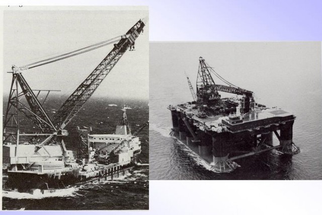 portable offshore drilling started