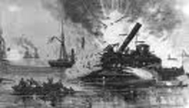 Blockade Of Galveston Island