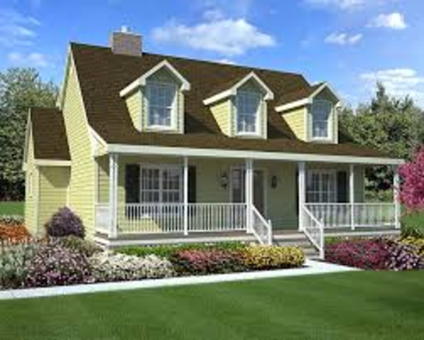 Early English Cape Code with dormer