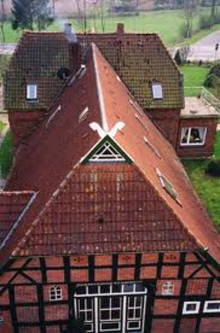 german with pent roof