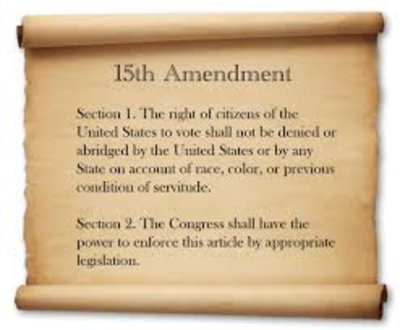 15th Amendment to the Constitution