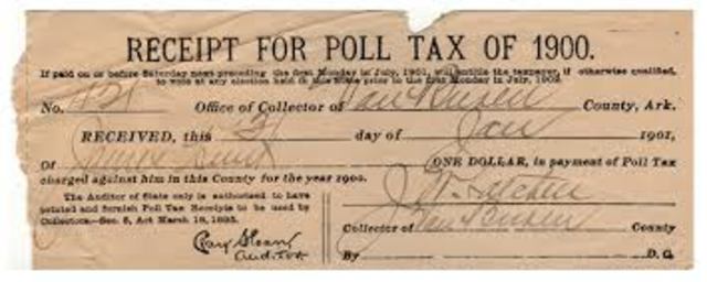 poll taxes