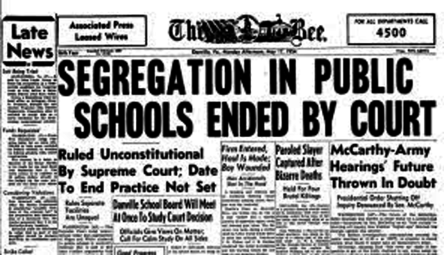 brown v. board of education