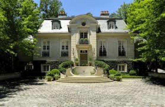 French Manor with Mansard roof