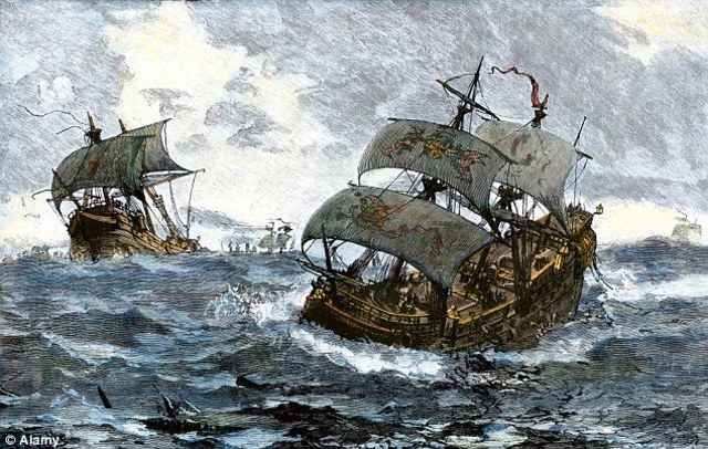 Spanish Armada is defeated and England becomes Mistress of the Seas