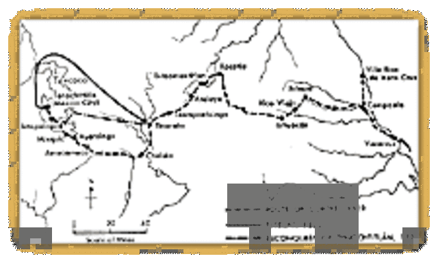 Cortes lands in mexico