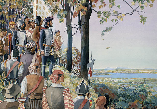 Jacques Cartier first explores the St. Lawrence region 1543 CE