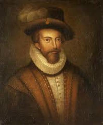 Sir Walter Raleigh founds Roanoke Island off the coast of North Carolina
