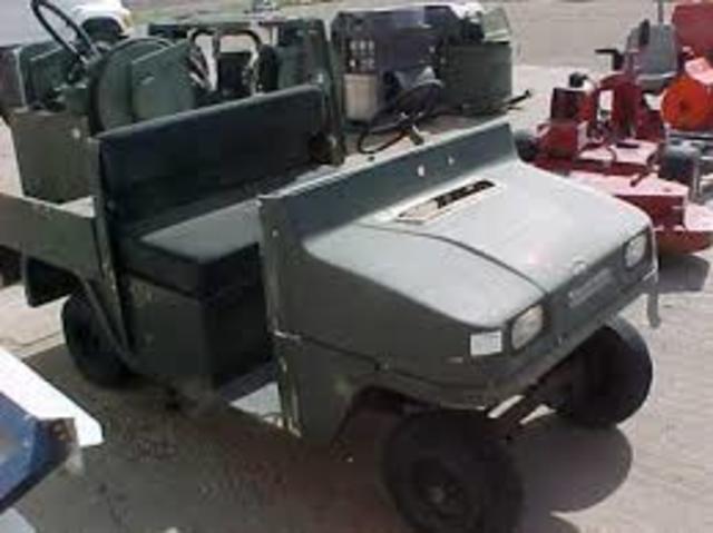 Learned how to drive a tractor and a cushman!