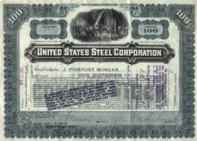 J.P. Morgan forms U.S. Steel