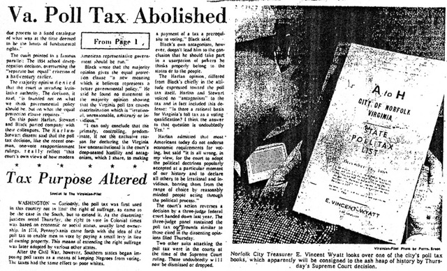 Harper vs. Virginia State Board of Elections