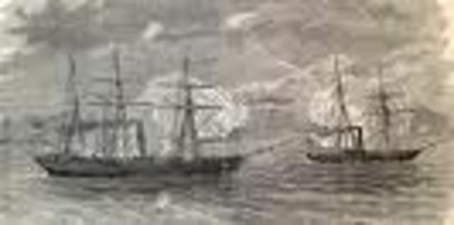 Blockade of Galveston Island