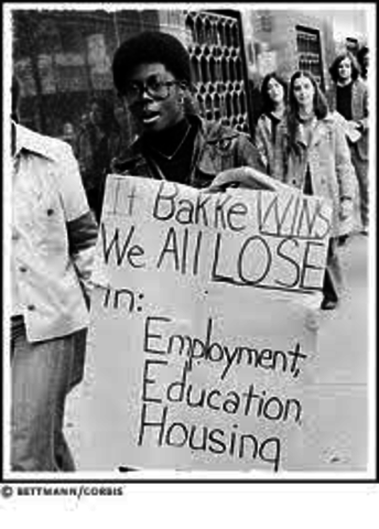 Regents of the UNiversity of California V Bakke