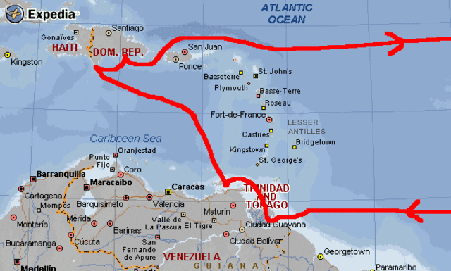 Columbus 3rd Journey