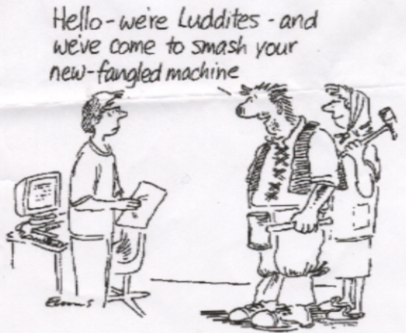 Luddite Violence Outbreaks Begin (Empathy)