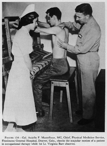 Massage, exercise and traction were the common practices of Physical Therapists