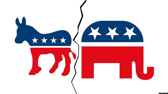 El partido Republicano es divido en Nacional y Democrático