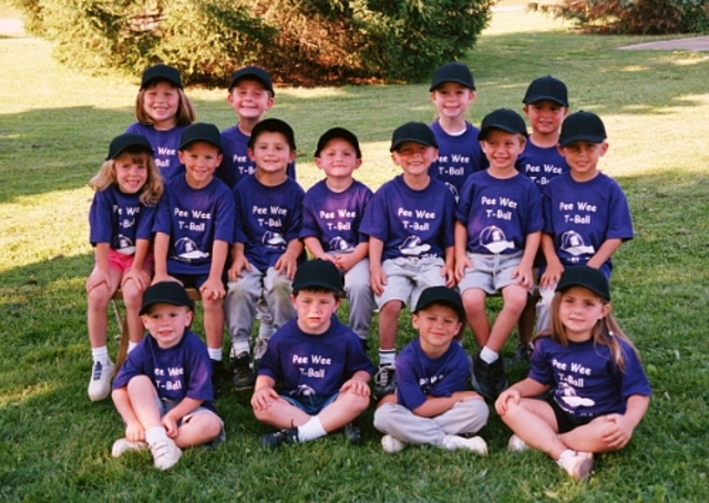 First year in tee ball as number 1