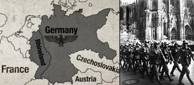 German Forces invade the Rhineland (Cause/ Empathy)