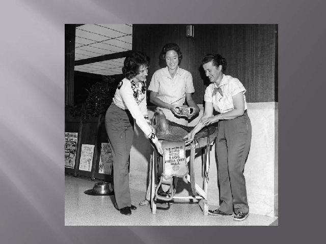 When the rodeos started and barrel racing began.