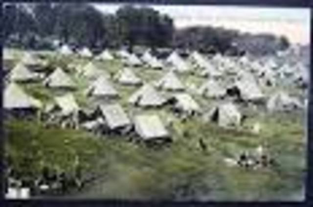 "Baby Camp" was set up in tents on the lawn. The Initial purpose of the camp was to treat babies with summer diarrhea.