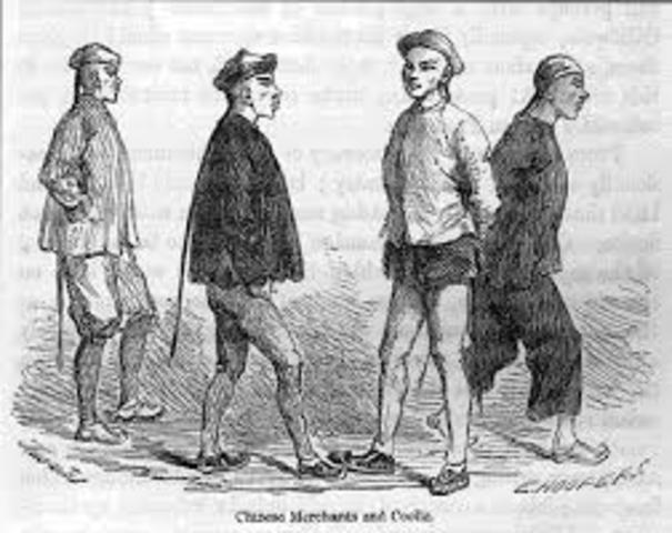 Beginning of British Merchants Immigration