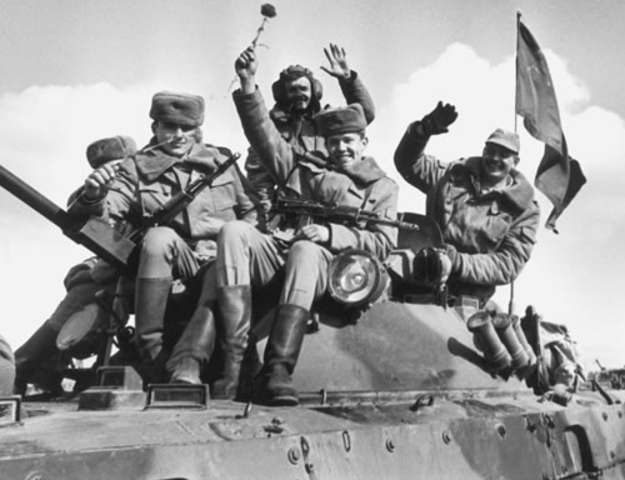 Soviets invade Afghanistan