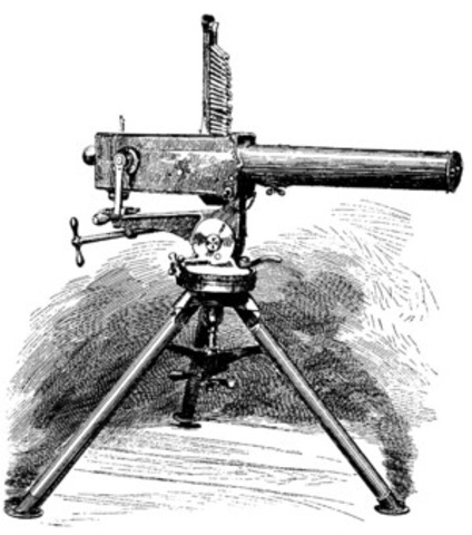 Demonstration of the Maxium Machine Gun