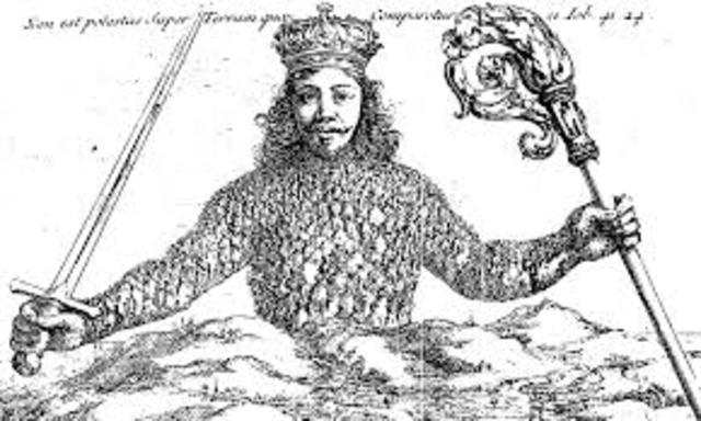 Thomas Hobbes writes Leviathan