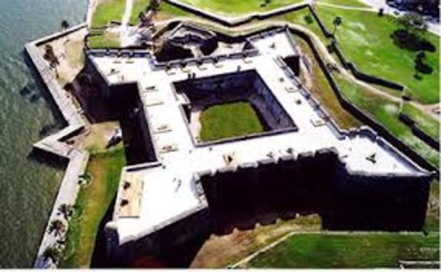 St. Augustine, Florida is founded (the oldest city in the US)