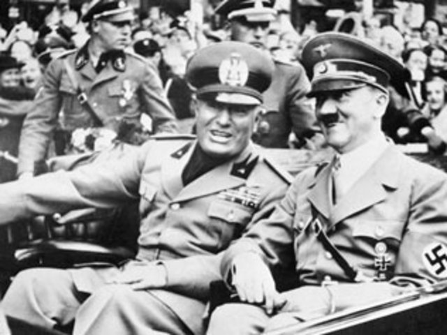 mussolini and hitler
