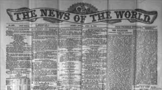 World's first newspaper