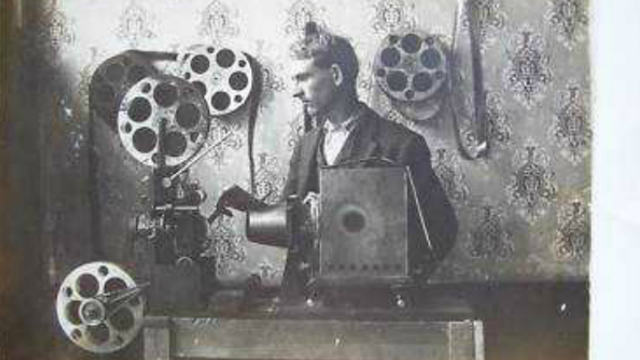 Invention of the first motion-picture camera