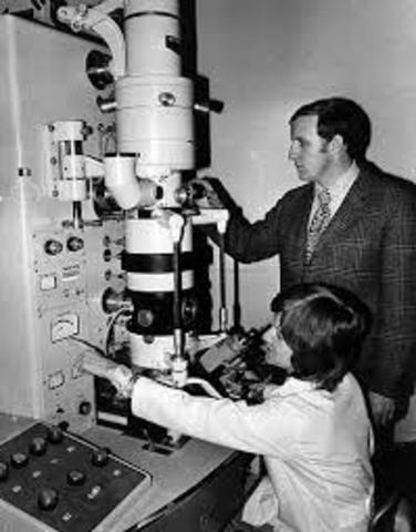 Different scientists make the electron microscope wich can magnify objects a million times