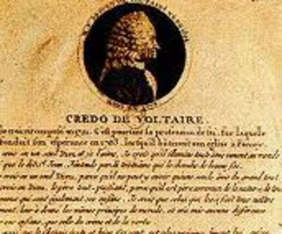 Cartas de Voltaire y Rousseau