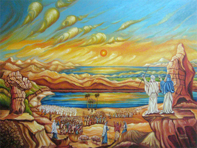 1240 a. C  Llegada a la Tierra Prometida