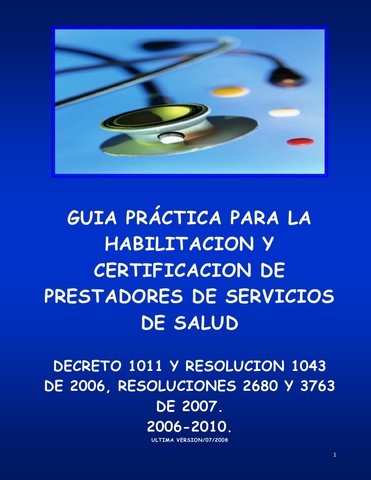 estandares de habilitacion