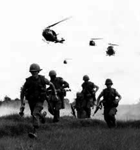 US sends troops to Vietnam