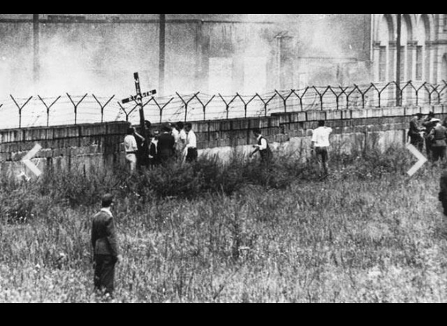 Building of Berlin Wall Begins
