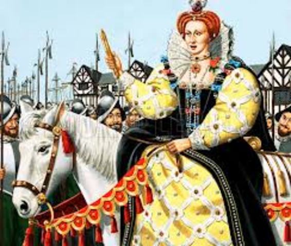 Elizabeth defeats Spanish Armada