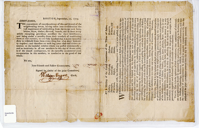 Committees of Correspondence