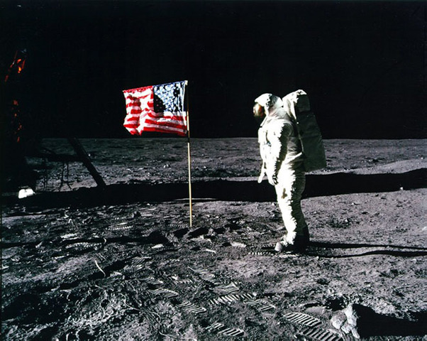 First man on the moon!