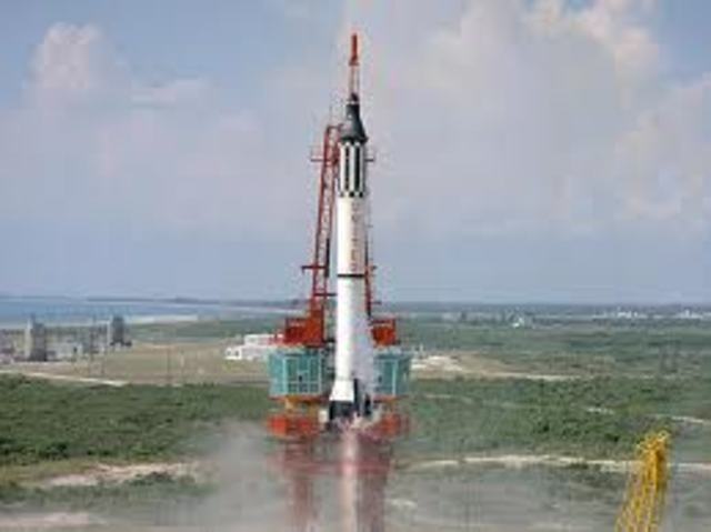 First american in space