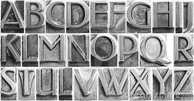 Johann Gutenberg Invents Le Moveable Type