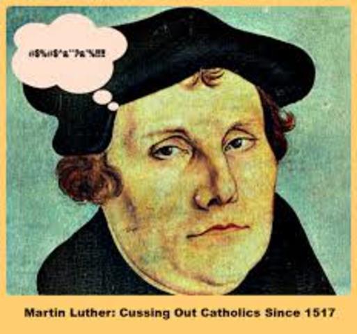 Martin Luther Writes the 95 Theses