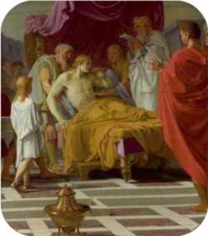 La muerte de Alejandro Magno (325 a. C)