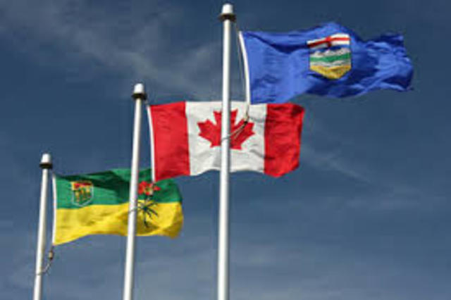 Alberta and Saskatchewan Formed